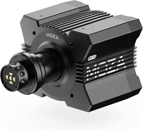 Moza R9 V3 Direct Drive Drive Servo Sim Racing Wheel Base ، 9NM FFB Force Feedbook Resident Wheel Rual in Kuwait