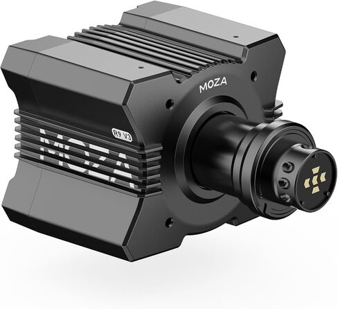 Moza R9 V3 Direct Drive Drive Servo Sim Racing Wheel Base ، 9NM FFB Force Feedbook Resident Wheel Rual in Kuwait