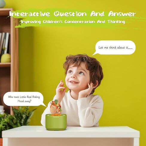 AI Ai Children Storysing Machine - مشغل صوت تفاعلي ، يجمع بين الرفقة والتعليم ، مثالي لرواية القصص ، وقت النوم ، التعلم ، السفر ، واللعب ، هدية مفضلة للأطفال in Saudi Arabia