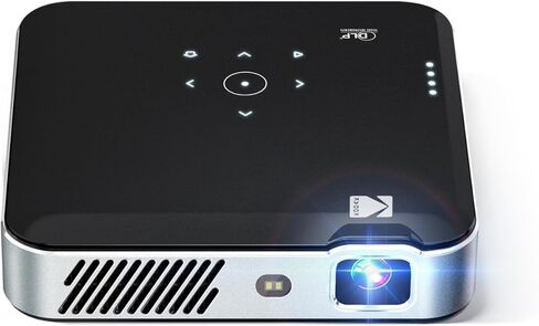 Kodak Luma 500 Mini Projector | 1080p Full HD Portable Outdoor Projector with Wi-Fi, Bluetooth, HDMI & USB | Google TV 11.0 OS, Netflix Certified, Chromecast Built-In, Black, 150 in Saudi Arabia