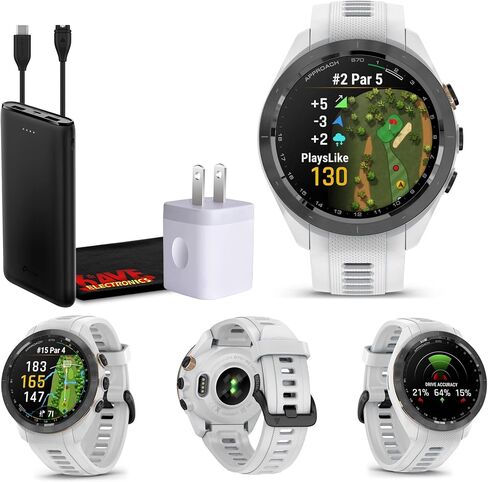 Garmin Neapte S70 42mm GPS GPOL Golf Fitness Preimum Smartwatch للرجال ، شاشة AMOLED خفيفة الوزن 1.2 " in Saudi Arabia