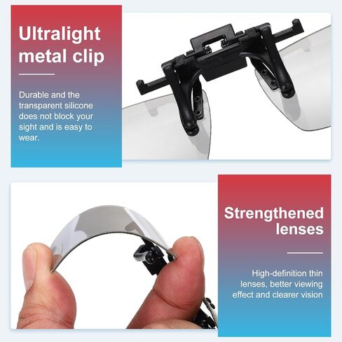 Meccanixity 2 PCS Clip-On 3D Classes ، Framular Dircular Dircular 3D Classes Frame for Anaglyph Movies Theatre Games Photo Photo Photo Projector in Saudi Arabia