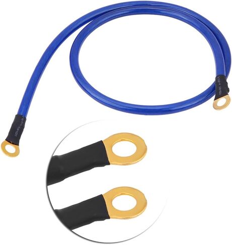 5PCS Ground Wire, Universal Car Grounding Kit, 5-Point Auto Car Earth Cable, PVC Car Grounding Wire Kit Accessories, Engine Earth Cables Automotive Replacement Parts (Blue) in Saudi Arabia