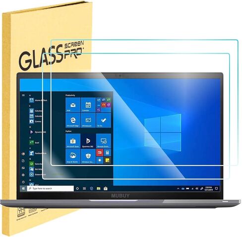 2 حزمة شاشة زجاجية مقسّمة لمدة 14 بوصة HP/Dell/Lenovo/Acer/Samsung 14 "16:10 جهاز كمبيوتر محمول 9H ، فائقة الصلاحية المضادة للخلايا (W 301 X H 188 مم) in Saudi Arabia