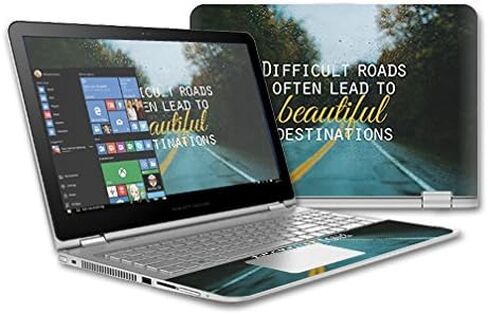 Mayyskins Skin متوافق مع HP Envy X360 15 (2015) الكمبيوتر المحمول - الطرق الصعبة | غلاف الالتفاف الواقي ، الدائم ، والفريد من نوعه | من السهل تطبيق الأنماط وإزالتها وتغييرها | صنع في الولايات المتحدة in Saudi Arabia