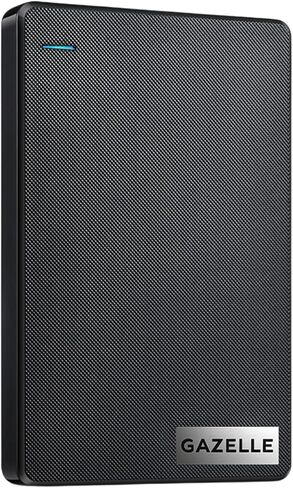 Gazelle عالية السرعة عالية السرعة 500 جيجا بايت محمولة خارجي خارجي محمول-2 في 1 النوع C & USB 3.0 ، متوافق مع الكمبيوتر الشخصي ، MAC ، الكمبيوتر المحمول ، PS4 ، Xbox ، iPad ، الكمبيوتر اللوحي ، الجوال (أسود)-ضمان لمدة عام واحد in Kuwait