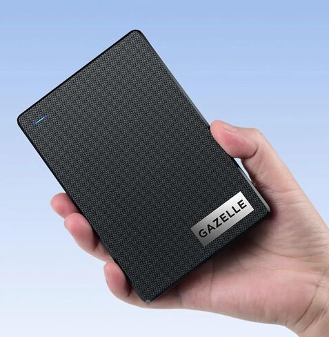 Gazelle عالية السرعة عالية السرعة 500 جيجا بايت محمولة خارجي خارجي محمول-2 في 1 النوع C & USB 3.0 ، متوافق مع الكمبيوتر الشخصي ، MAC ، الكمبيوتر المحمول ، PS4 ، Xbox ، iPad ، الكمبيوتر اللوحي ، الجوال (أسود)-ضمان لمدة عام واحد in Kuwait