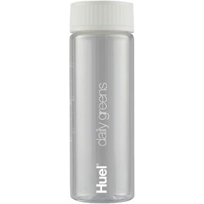 Huel Daily Greens Bottle | BPA Free | Clear with a White Lid | Fill line guide for perfect Measurements | Dishwasher Friendly | 13.5oz in Saudi Arabia
