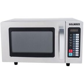 Solwave Mw1000t Stainless Steel Commercial Microwave with Push Button Controls - 120v, 1000w in Saudi Arabia