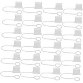Housoutil 30pcs Cap Cap Cap Gust Protector Cable Cable Coplroof USB Cover USBC Cover Cover Laptop Gust Silicone Pluge Soft Micro in Kuwait