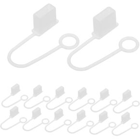 30pcs USB Charging Cable Cover USB Dust Cap Soft Micro Cap Dust Prevention Protective Cover in Kuwait