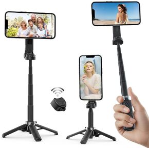 Opticnock 4-in-1 Selfie Magnetic Selfie لعصا iPhone/Android-360 درجة قابلة للتدوير ، قابلة للتمديد مع جهاز التحكم عن بعد اللاسلكي | حجم الجيب | يتضمن حلقة الهاتف (1pc) in Kuwait