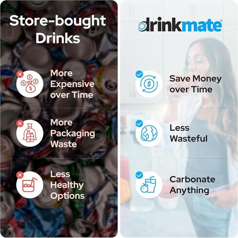 شهية مشروب Omnifizz Water Water و Soda Maker ، كربونات أي مشروب ، حزمة Ultimate - تشمل ثلاثة أسطوانات 60 لتر ثاني أكسيد الكربون ، وزجاجتان كربنة ، و fizz Infuser (أسود غير لامع) in Kuwait