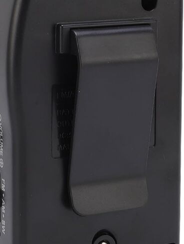 GOWENIC Portable AM SW FM Radio, 3 Band Pocket Radio with Clip, Built in Speaker, Excellent Reception, Rechargeable Battery Operated, for Home Outdoor Walking (Black) in Saudi Arabia