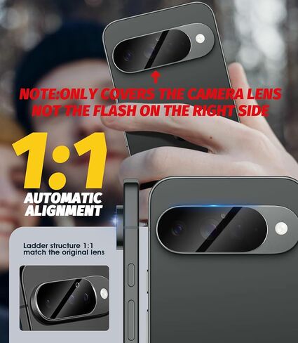 Orzero (3 Pack) Camera Lens Protector متوافق مع Google Pixel 10 (ليس لنموذج Pro/XL) ، واقي من الزجاج المقسّر في حالة حامي De Cámera in Saudi Arabia