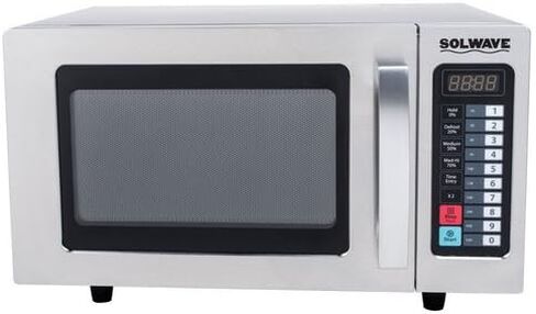 Solwave Mw1000t Stainless Steel Commercial Microwave with Push Button Controls - 120v, 1000w in Saudi Arabia