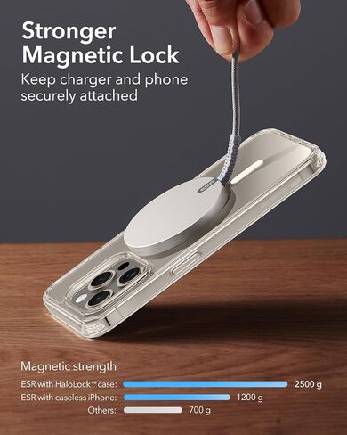 ESR for MagSafe Charger 15W Wireless Charger for iPhone 16 Pro Max/16 Pro/16/16 Plus/15/14/13/12 Apple Magnetic Charging Pad for AirPods 4/3/Pro/Pro 2 Galaxy S25 Series with Dual USB A/C Ports, Silver in Saudi Arabia