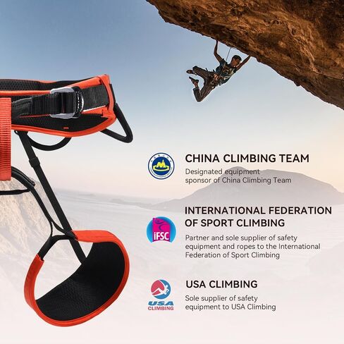 Kailas Kids Rock Climbing تسخير حزام سلامة الطفل تسلق الحزام معدات قابلة للتعديل لخفيفة الوزن المبتدئين المبتدئين الشباب in Kuwait