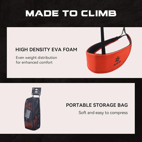 Kailas Kids Rock Climbing تسخير حزام سلامة الطفل تسلق الحزام معدات قابلة للتعديل لخفيفة الوزن المبتدئين المبتدئين الشباب in Kuwait