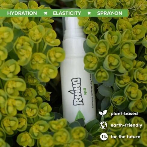 Rhino Skin Solutions Spit Hydrating Spray – Aloe-Based, Non-Greasy Skin Conditioner for Climbers – Fast-Absorbing Moisture Support, 8 oz in Saudi Arabia