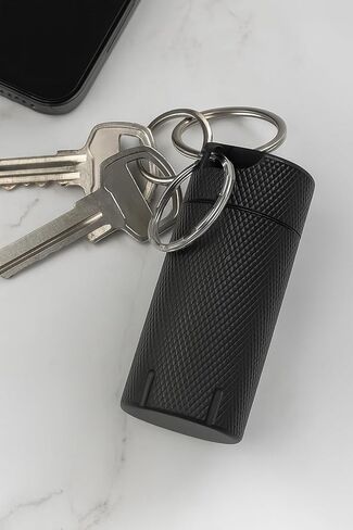YubiKey Keychain Protector Case for 5/5C NFC - Single-key Secure Storage,Waterproof & Scratch-Resistant for Everyday Carry (Black) in Kuwait