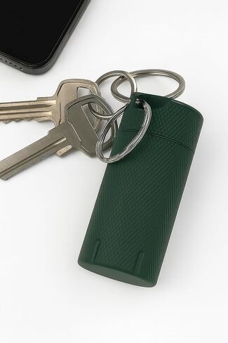حالة واقي key-key-keykain Yubikey لـ 5/5C NFC-تخزين آمن مفتاح واحد ، مقاوم للماء ومقاومة للخدش لـ Everyday Carry (أسود) in Kuwait