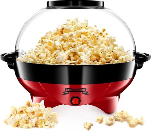 Gadgy Premium Popcorn Maker Machine 500W - 2-in-1 Serving Bowl Design in Kuwait