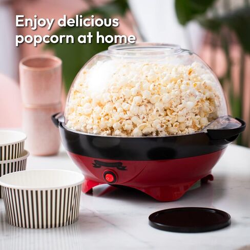 Gadgy Premium Popcorn Maker Machine 500W - 2-in-1 Serving Bowl Design in Kuwait