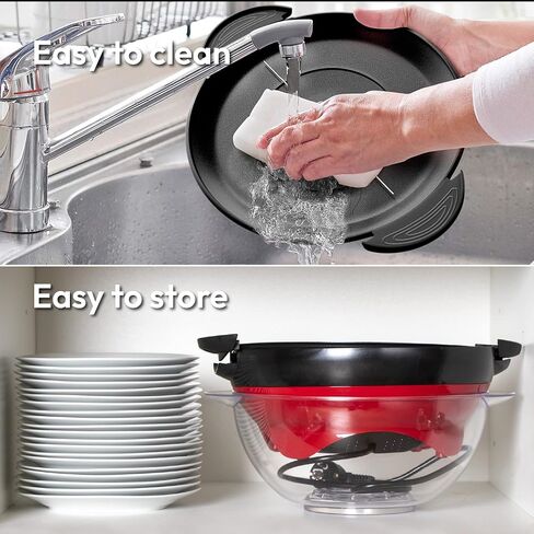 Gadgy Premium Popcorn Maker Machine 500W - 2-in-1 Serving Bowl Design in Kuwait