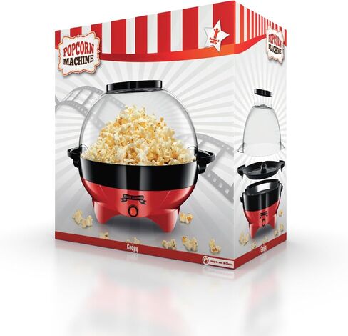 Gadgy Premium Popcorn Maker Machine 500W - 2-in-1 Serving Bowl Design in Kuwait