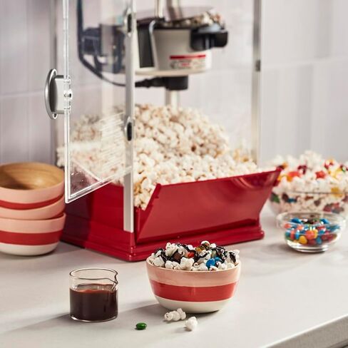 Cuisinart Theatre Style 16 Cups Capacity No Heat Time Easy Serving and Fast Cleanup Popcorn Maker with Popcorn Scoop, Kernel Measuring Cup, and Oil Measuring Spoon (Red) in Saudi Arabia