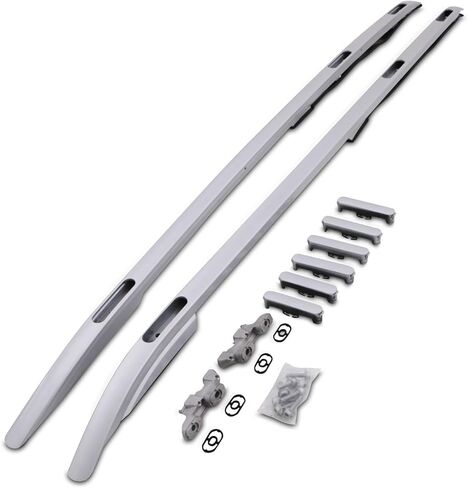 Aluminum Roof Rack for Discovery 5 L462 2017-2024 crossbars for Secure Luggage Cargo Storage Durable for Travel Adventures Sliver(4PCS) in Saudi Arabia