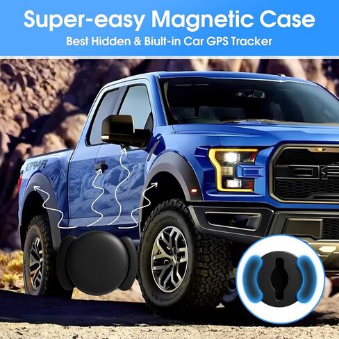 MINI GPS Tracker للمركبات (لنظام Android) ، تعقب موقع السيارة المخفي مع الحالة المغناطيسية ، Mini Hidden Item Finder Global Tracking Car Locator لنظام Android Google Find No Dears ، Black in Kuwait