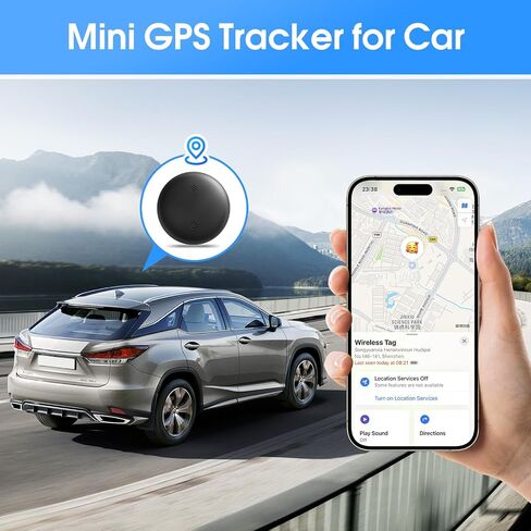 MINI GPS Tracker للمركبات (لنظام Android) ، تعقب موقع السيارة المخفي مع الحالة المغناطيسية ، Mini Hidden Item Finder Global Tracking Car Locator لنظام Android Google Find No Dears ، Black in Kuwait