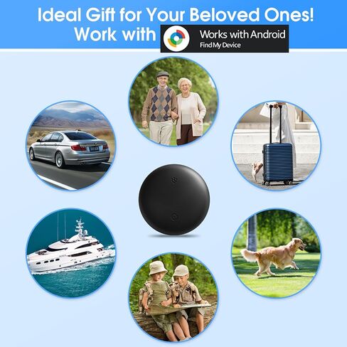 MINI GPS Tracker للمركبات (لنظام Android) ، تعقب موقع السيارة المخفي مع الحالة المغناطيسية ، Mini Hidden Item Finder Global Tracking Car Locator لنظام Android Google Find No Dears ، Black in Kuwait
