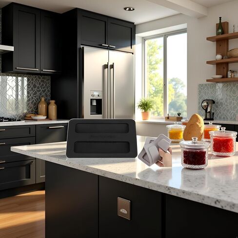 غطاء أعلى أجهزة محمصة Black Toaster ، محمصة غطاء السيليكون ، غطاء آلة الخبز لآلة آلة السندوتشات غطاء محامصات 1.2 سم in Saudi Arabia