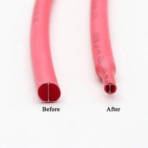 2: 1 حرارة تقلص أنبوب حرارة السلك الأحمر إصلاح الأسلاك الحمراء ، من أجل كبلات DIY Protecctor أنابيب الأذوب التفاف الحد الأدنى من ملحقات الانكماش 1pcs (اللون: 50 مم ، الحجم: 1 متر) in Kuwait