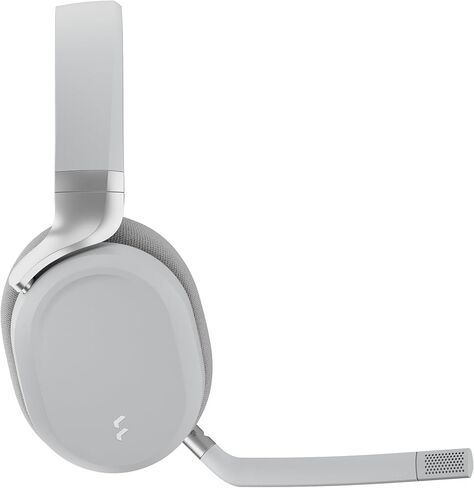 Fractal Design Scape Light - Wireless PC Gaming Headset - Detachable Flip-to-Mute Microphone with Noise Cancellation - Battery Life Up to 40 Hours - Configurable Ambient Lighting - Gray in Saudi Arabia