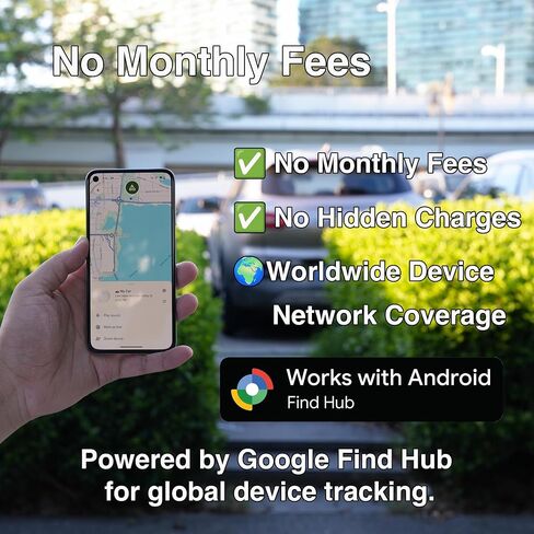 Mini GPS Tracker للمركبات - يعمل مع Apple Find My ، بدون رسوم شهرية ، جهاز تعقب السيارات المغناطيسي المخفي لتتبع موقع السيارة (iOS فقط) in Saudi Arabia