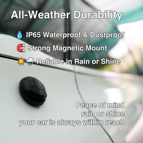 Mini GPS Tracker للمركبات - يعمل مع Apple Find My ، بدون رسوم شهرية ، جهاز تعقب السيارات المغناطيسي المخفي لتتبع موقع السيارة (iOS فقط) in Saudi Arabia