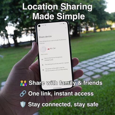 Mini GPS Tracker للمركبات - يعمل مع Apple Find My ، بدون رسوم شهرية ، جهاز تعقب السيارات المغناطيسي المخفي لتتبع موقع السيارة (iOS فقط) in Saudi Arabia