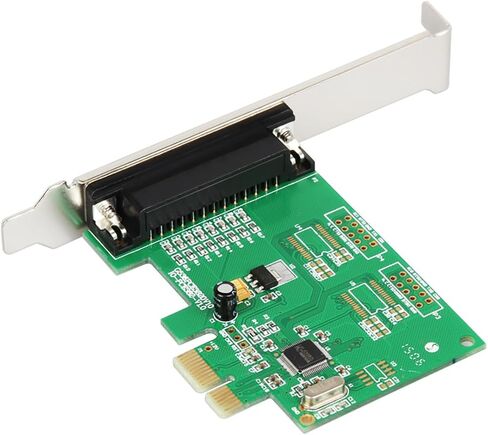 PCIe to DB25 بطاقة توسيع المنفذ الموازية-واجهة طابعة LPT من الدرجة الصناعية | WCH382L رقاقة | متوافق مع PCIE X1/X4/X8/X16 | يتضمن قوسًا منخفضًا in Saudi Arabia