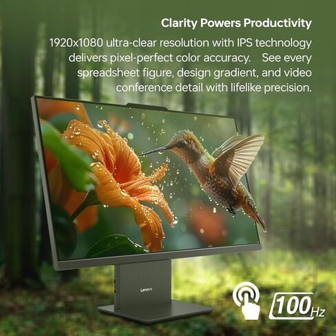 Lenovo IdeaCentre I 2025 Premium Business All-in-One ، Next Gen AI ، 27 "FHD Touchscreen 100Hz ، I5-13420H ، 16GB DDR5 RAM ، 1TB SSD ، WI-FI 6 ، Wireless KB & M ، W11H ، Bundle مع ADATA 512GB الخارجي SSD SSD in Saudi Arabia