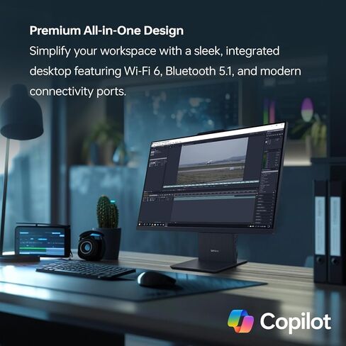 Lenovo IdeaCentre I 2025 Premium Business All-in-One ، Next Gen AI ، 27 "FHD Touchscreen 100Hz ، I5-13420H ، 16GB DDR5 RAM ، 1TB SSD ، WI-FI 6 ، Wireless KB & M ، W11H ، Bundle مع ADATA 512GB الخارجي SSD SSD in Saudi Arabia