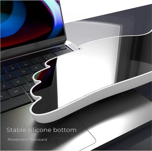 Angel Wing Wrist Rest Ergonomic Memory Foam Wrist Rest for Computer Keyboard Mouse Set, Cute Gaming Keyboard Cushion Hand Support PU Leather Surface Anti-Slip Waterproof Dirt Resistant White in Saudi Arabia