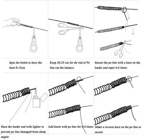 صيد البكر عقدة FG GT RP خط السلك الأداة الأداة خط الصيد خط ملحقات موصل Knotting (الذهب) in Kuwait
