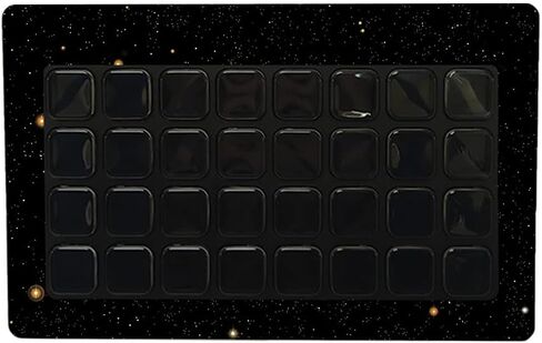 Maysyskins الجلد متوافق مع Elgato Stream Deck XL - Space Space | غلاف الالتفاف الواقي ، الدائم ، والفريد من نوعه | من السهل تطبيق الأنماط وإزالتها وتغييرها | صنع في الولايات المتحدة in Saudi Arabia