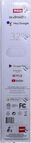 RCA 32 بوصة HD Smart Google TV ، عرض LED بدون إطار مع HDR10 ، Wi-Fi و Bluetooth ، مساعد Google مدمج ، متوافق مع Alexa in Saudi Arabia
