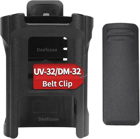 Baofeng DM32/UV32 Radio Holster ، Walkie Talkie Holder Holder Case UV-32 Belt Holder لـ DM32 UV32 in Saudi Arabia