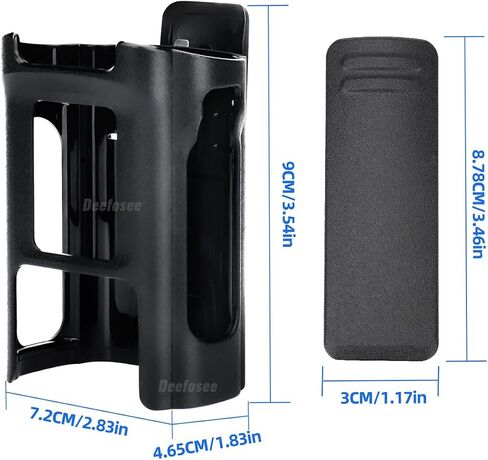 Baofeng DM32/UV32 Radio Holster ، Walkie Talkie Holder Holder Case UV-32 Belt Holder لـ DM32 UV32 in Saudi Arabia